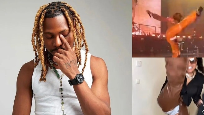 Shock as lady engages in "Asake trouser tear" challenge (Video)