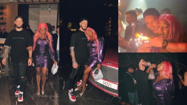 DJ Cuppy gushes over her fiance while sharing romantic moments together (Video)