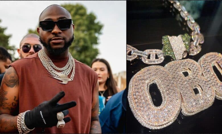 Davido splashes $200K on customized Emerald pendant