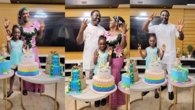 Mercy Johnson and husband celebrate daughter, Angel on 7th birthday