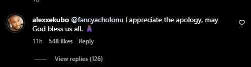 "I suspect you were the problem" — Speculations as Alexx Ekubo replies Fancy's apology