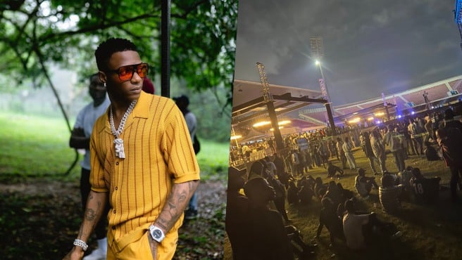 “Worst music concert ever; he should be arrested” — Ghanaians fume over Wizkid absence at his show