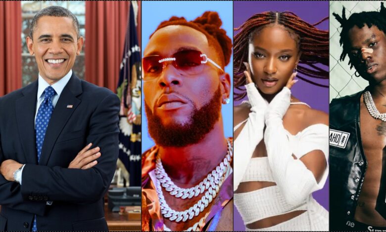 Burna Boy, Rema, and Ayra Star surface on Barack Obama's 2022 playlist