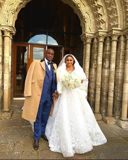 Rita Dominic and husband