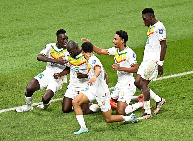 Senegal players