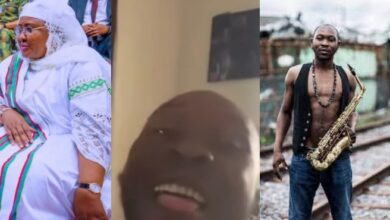 "You're fat" - Seun kuti slams Aisha Buhari, dares her to arrest him (Video)