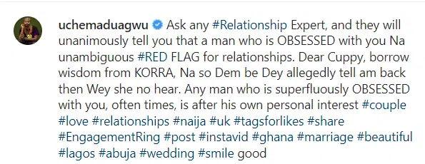 "Borrow wisdom from Korra Obidi" — Dj Cuppy bashed over claims of fiance obsessed with her