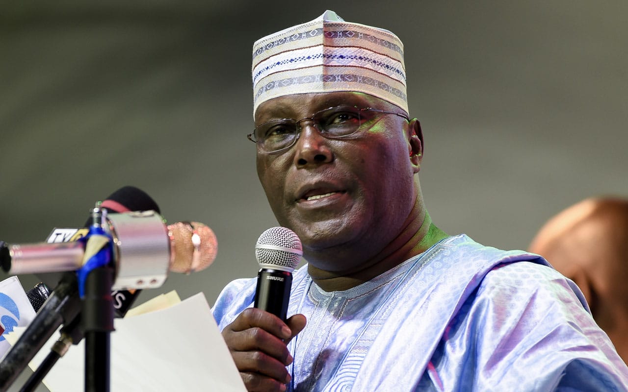 ‘Vote for A… I mean PDP’ - Atiku suffers gaffe during campaign