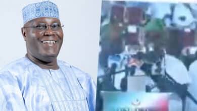 ‘Vote for A… I mean PDP’ - Atiku suffers gaffe during campaign