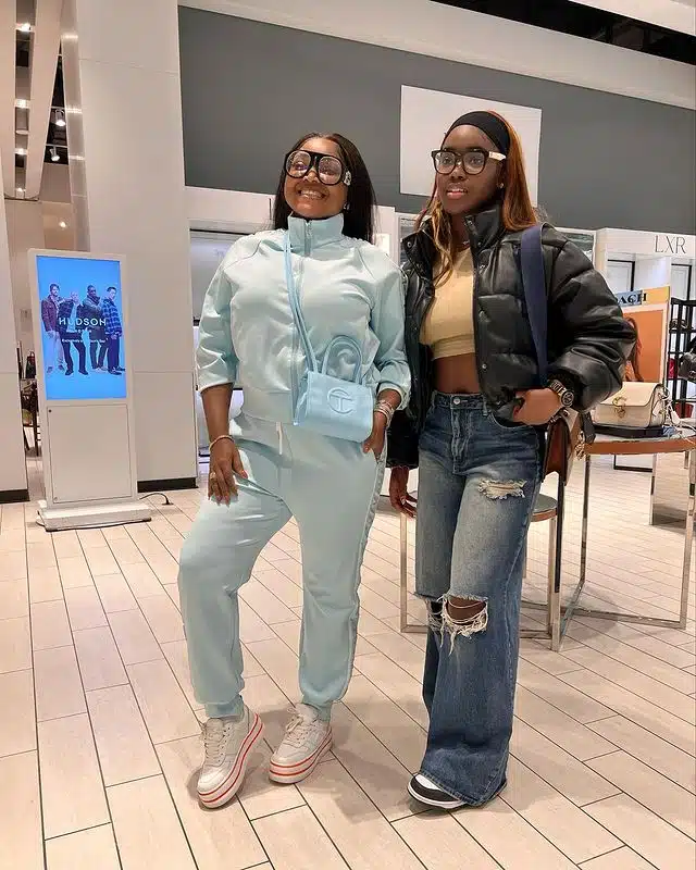 Mercy Aigbe tears up following 45th birthday surprise from daughter (Video)