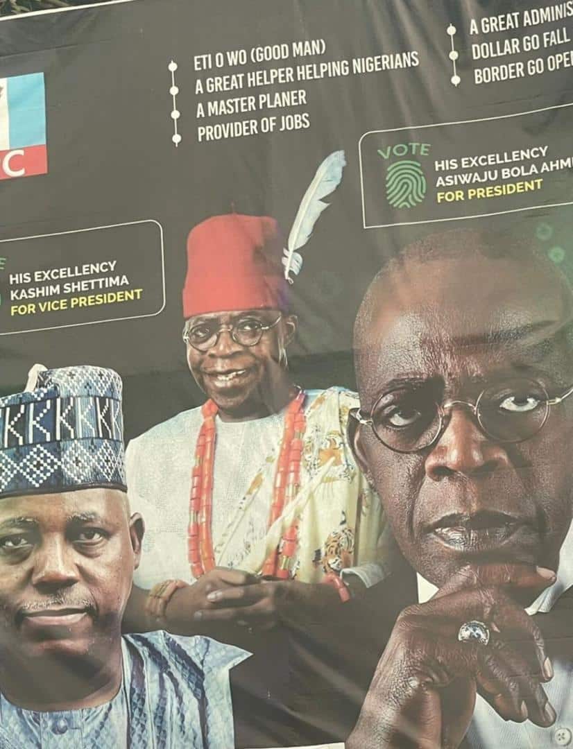 APC accused of photoshopping Ebuka’s photo on Tinubu’s campaign billboard