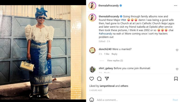 Afrocandy Shares Old Photos Of Her Being A good Wife Before Becoming afrocandy-shares-old-photos-of-her-being-a-good-wife-before-becoming