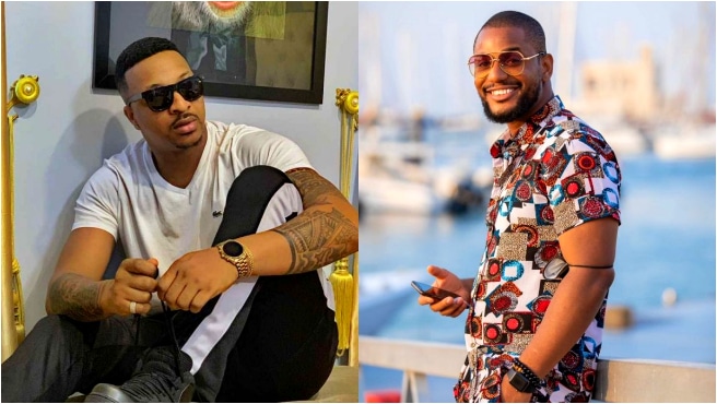 Netizens react as Alexx Ekubo and 'best friend' IK Ogbonna spotted having fan amidst scandal