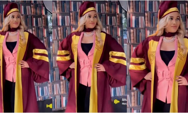 Caroline Danjuma bags MSc in international Law with 4.06GPA