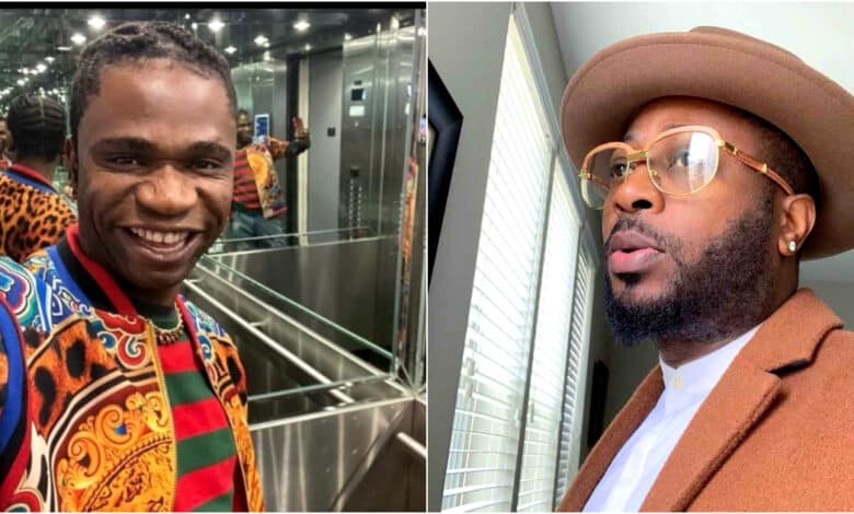 He is a scammer without a job” – Speed Darlington shades Tunde Ednut, calls for his arrest - VIDEOHe is a scammer without a job” – Speed Darlington shades Tunde Ednut, calls for his arrest - VIDEO