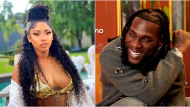 Check out Burna Boy's reactions as South African artiste, Gigi Lamayne professed love to him