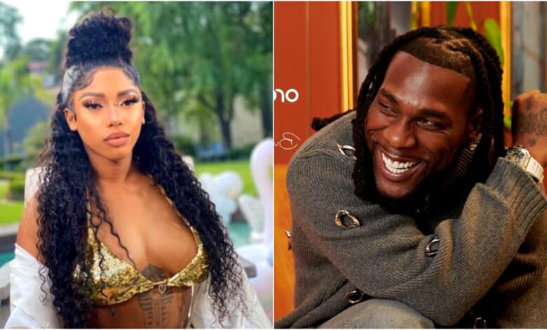 Check out Burna Boy's reactions as South African artiste, Gigi Lamayne professed love to him
