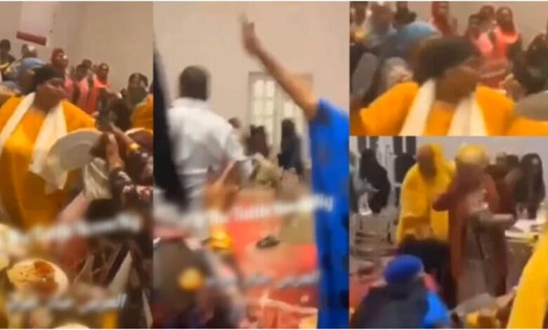 Two female guests scatters wedding as they engaged in fist-fight - VIDEO