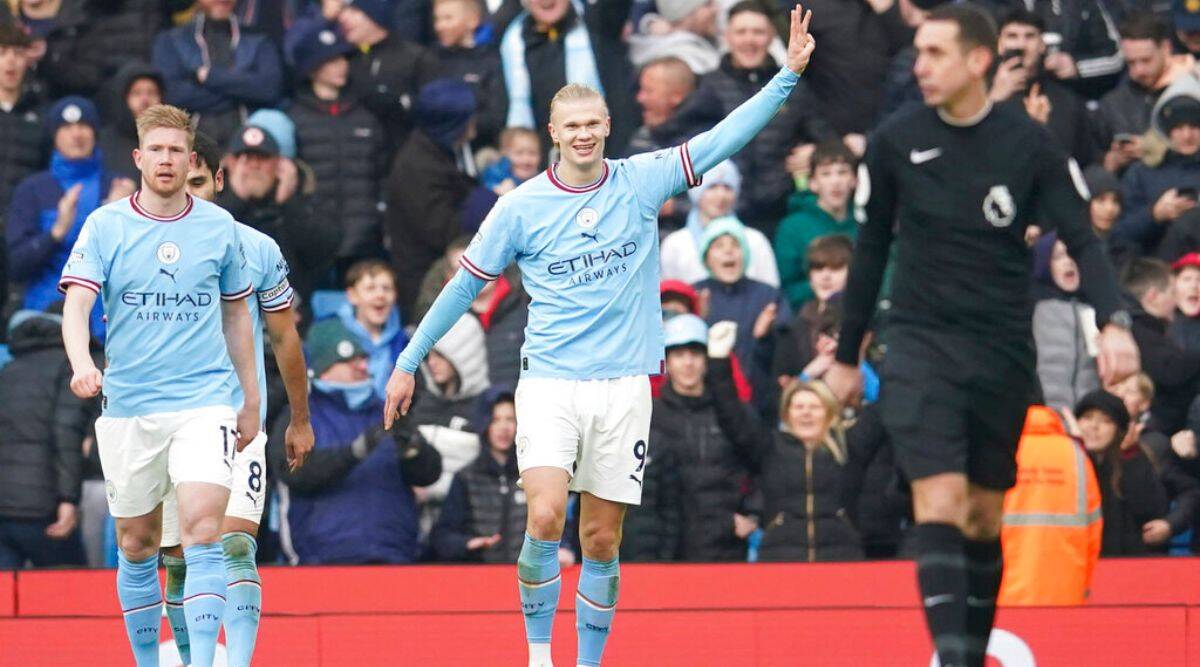 Haaland gets fourth hattrick of the season as Manchester City defeats Wolves