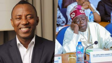 Sowore shares photo of Tinubu allegedly sleeping a meeting they attended