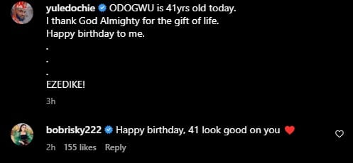 "Our third wife" — Reactions trail Bobrisky's birthday message to Yul Edochie