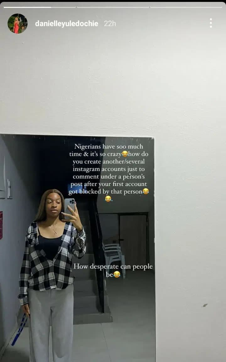 "How desperate can people be" — Yul Edochie's daughter, Danielle fumes