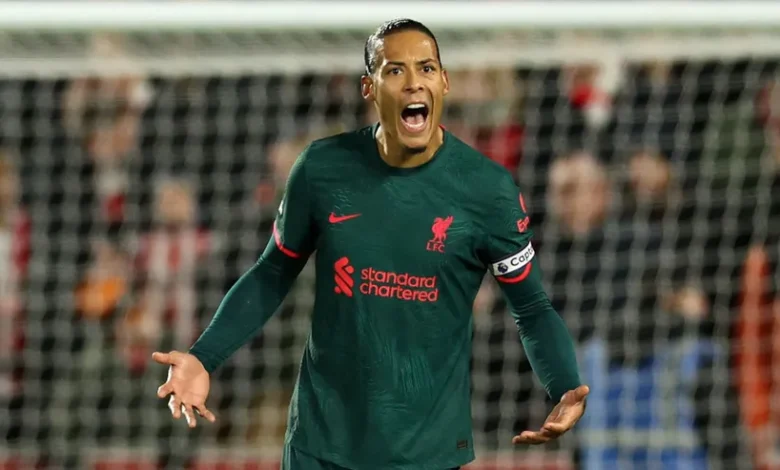 Virgil van Dijk out for over a month after suffering hamstring injury