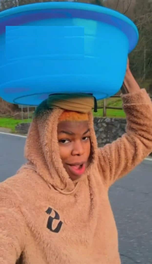 "You still wan come" — Lady reveals struggle to get water in Europe (Video)