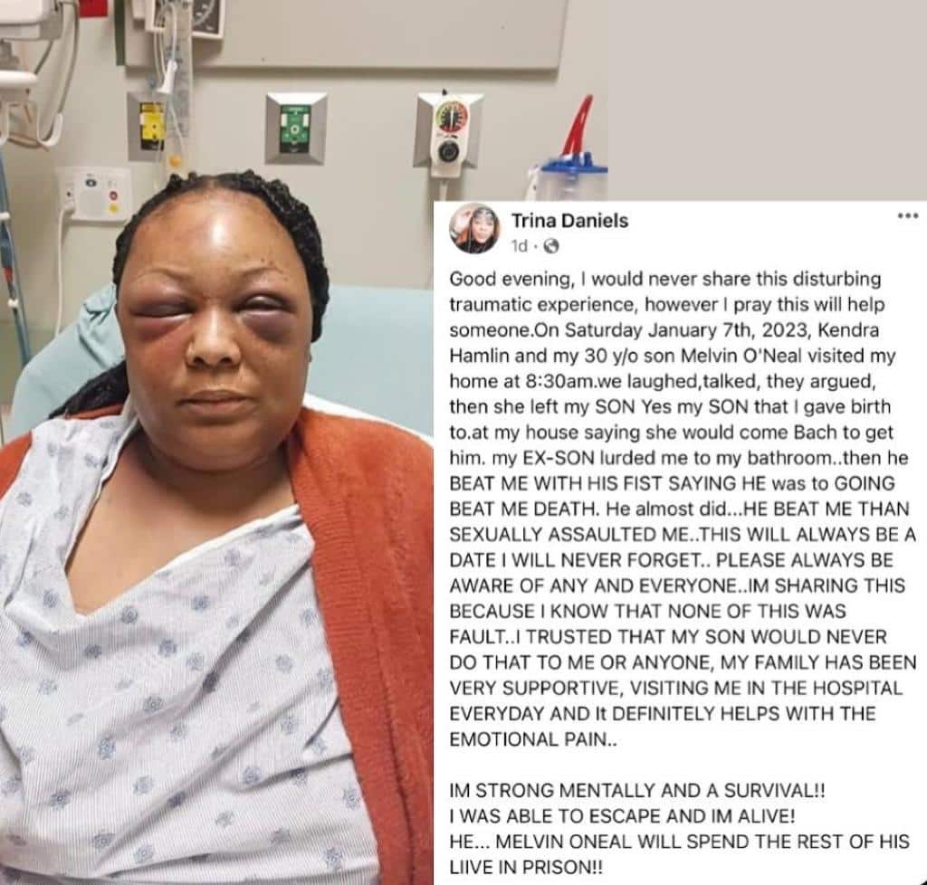 30-year-old disowned after beating up his mother