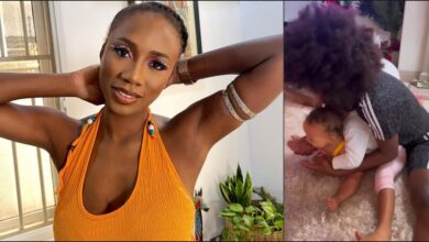 They're too young for this — Korra Obidi cautioned over flexibility training for her kids (Video)