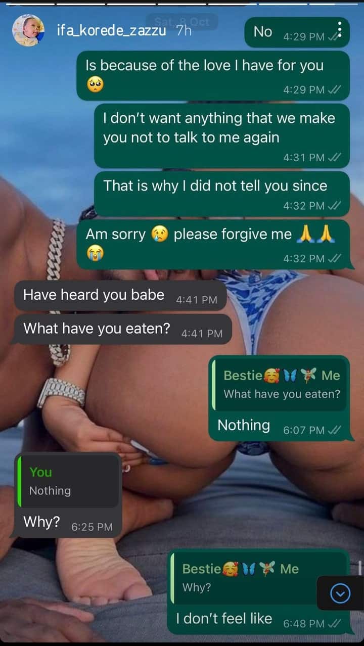 Portable catches second wife cheating on him with her bestie, leaks chat