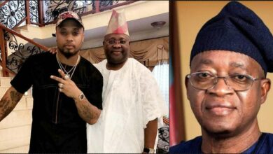 "Oyetola, go and rest; Osun people don't want you" — Ademola Adeleke's son reacts to father's sack (Video)