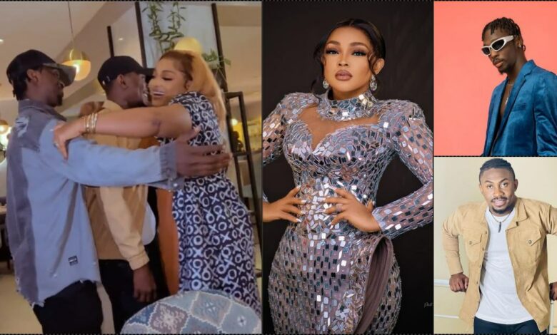 Mercy Aigbe reconciles Eloswag and Pharmsavi (Video)