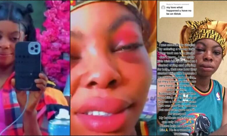 Lady narrates encounter after escaping den ritualist (Video)