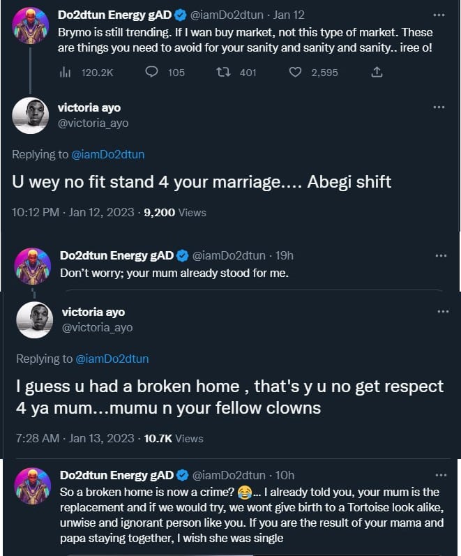 "You wey no fit stand for your marriage" — OAP Dotun lambasts troll who mocked his failed marriage