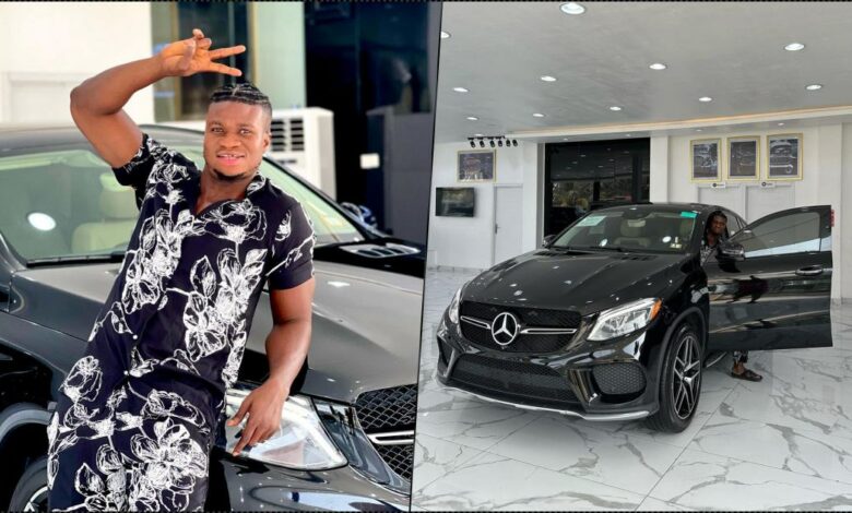 Zicsaloma splashes millions of naira on new Mercedes Benz