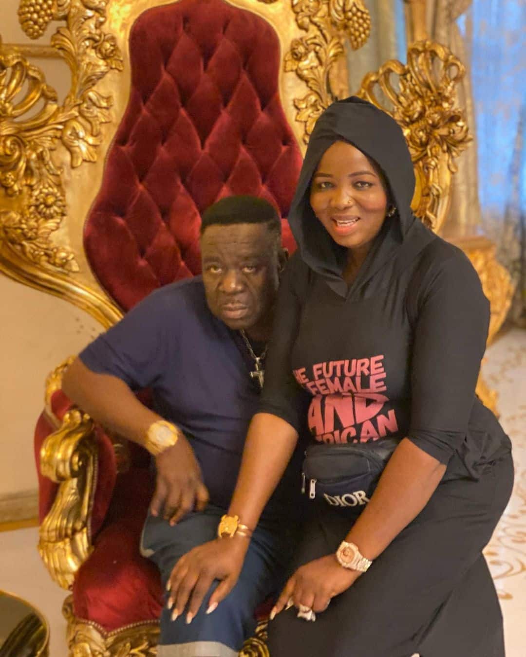 Mr Ibu and wife