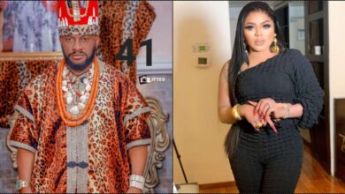 "Our third wife" — Reactions trail Bobrisky's birthday message to Yul Edochie