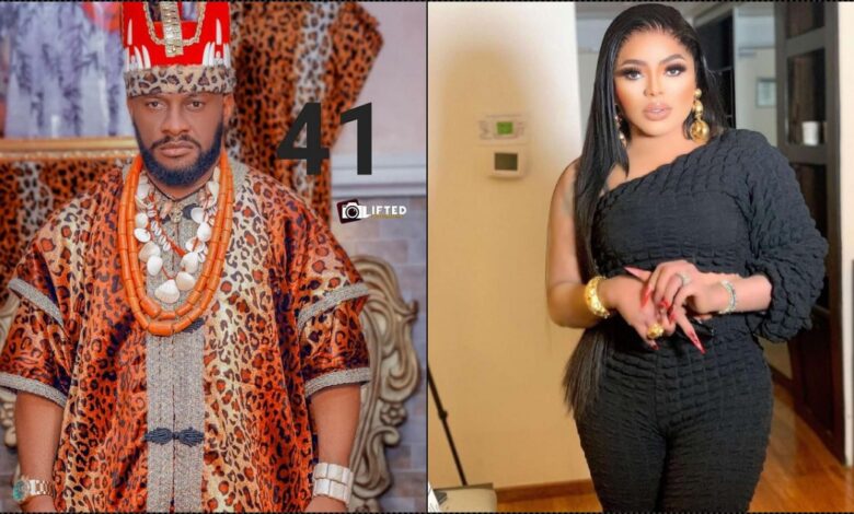 "Our third wife" — Reactions trail Bobrisky's birthday message to Yul Edochie