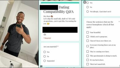 Man shocked as lady slams questionnaire on him to fill out before agreeing to date (Video)
