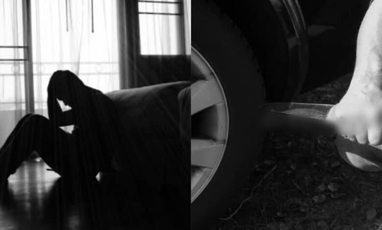 Man slash tyre ex-girlfriend