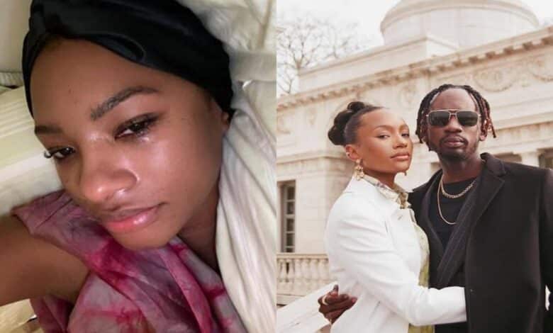 Temi Otedola crying cryptic quote