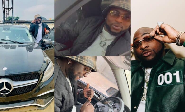 Davido lookalike Mercedes Benz