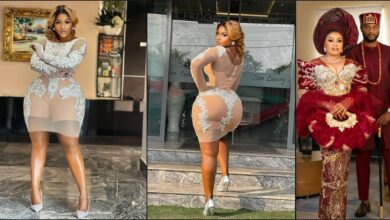 Na you dey wed — Destiny Etiko slammed over outfit to Nkiru Sylvanus wedding