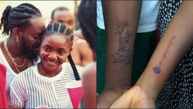Adekunle Gold and Simi ink tattoos as they mark 4th wedding anniversary