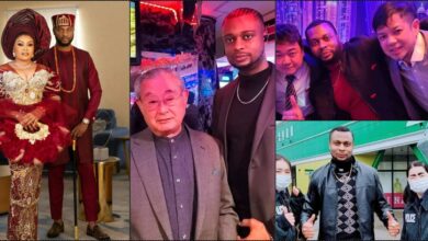 Nkiru Sylvanus' husband unveiled as Japan-based actor, Sammy Riches