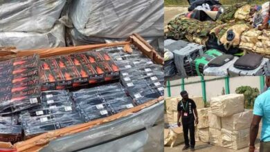Customs seize N13 Billion drugs, military hardware at Lagos airport