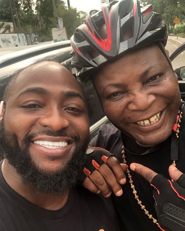 Charly Boy overwhelmed as he meets Davido