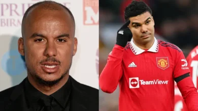 Agbonlahor mocked after he called for Casemiro to be arrested over violent conduct
