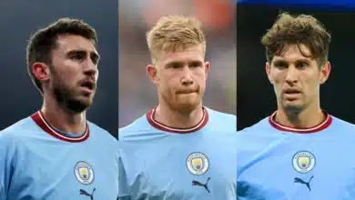 De Bruyne, Laporte and John Stones to miss Champions League match against Leipzig